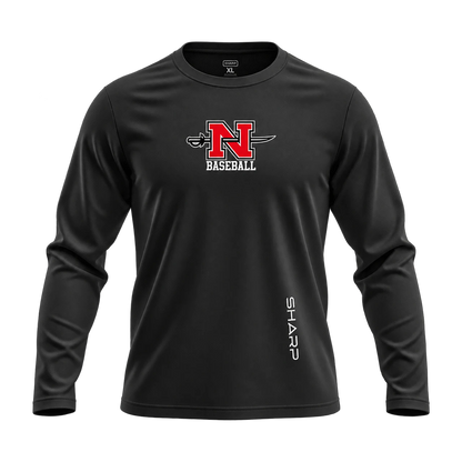 Nicholls UltraFit 2.0, Black with centered team logo