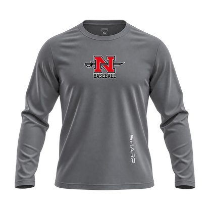 Nicholls UltraFit 2.0, Light Gray with centered team logo