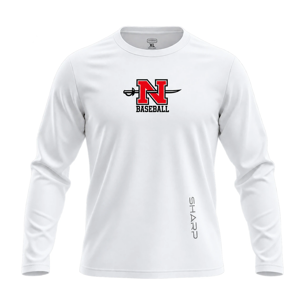 Nicholls UltraFit 2.0, white with centered team logo