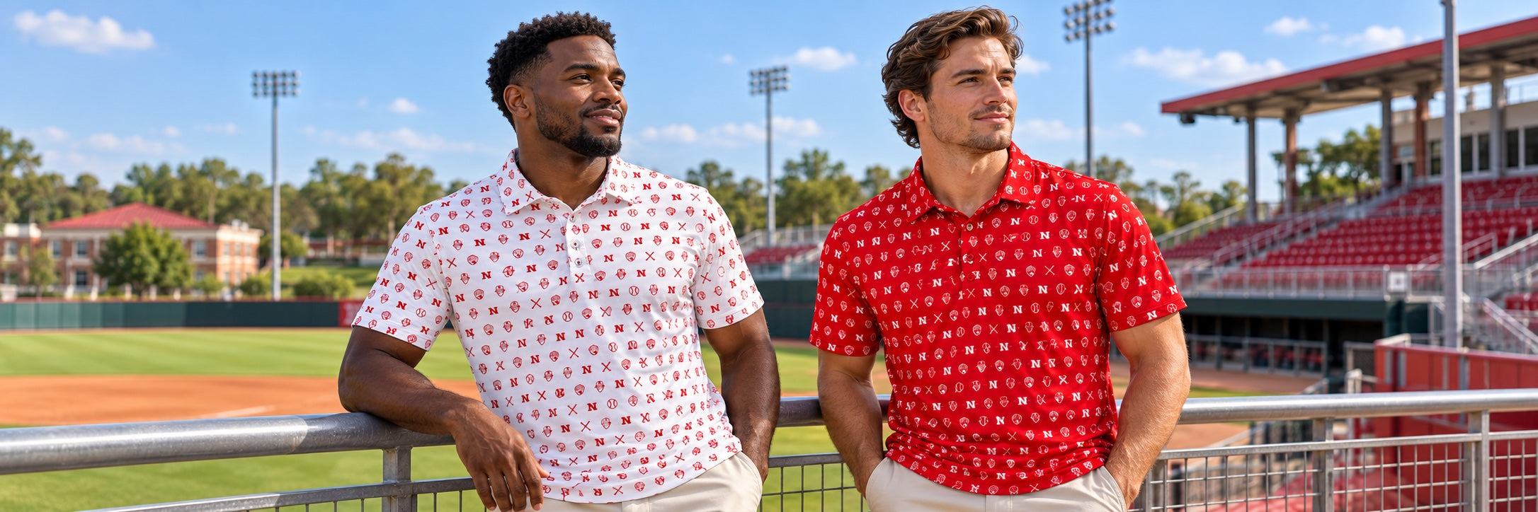 Bayou Bandits Microprint Polo